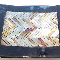 Metallic Chevron
